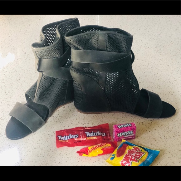 80/20% olive wedge sandals - Picture 3 of 8